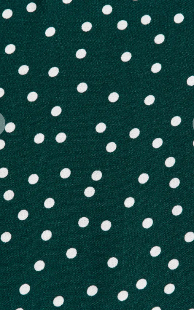 Emerald Green with White Spot