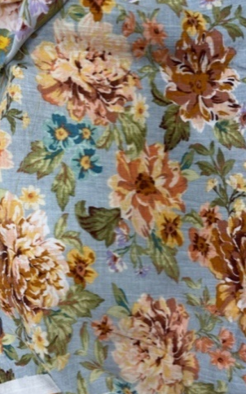 Blue Multi Floral