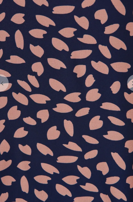 Navy with Rust Leaf