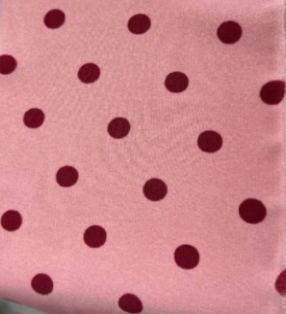 Pink with Red Spot