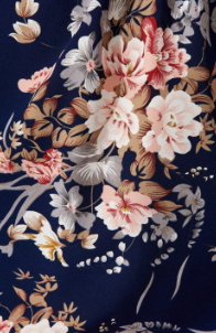 Navy Floral
