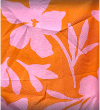 Orange and Pink Floral