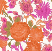 Orange & Pink Floral