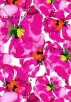 White with Fuchsia Floral