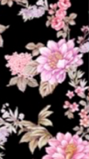 Black with Mauve Floral