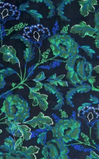 Emerald with Green and Blue Floral