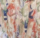 Bush with Pink and Navy Floral