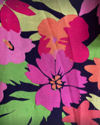 Navy with Multi Tropical Floral