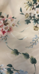 Cream with Blush Floral Chiffon