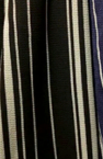 Black with White Stripe