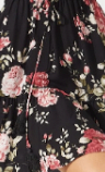 Black With Pink Floral