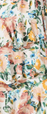White With Multi Floral