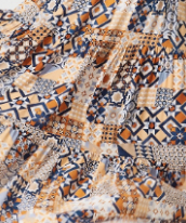 Blue Tile Print