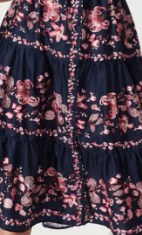 Navy With Blush Floral