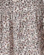 White With Brown Leopard Print