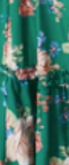 Green With Beige Floral
