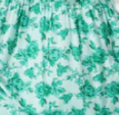 Mint With Green Floral