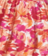 Pink And Orange Floral