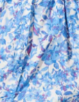 White With Blue Floral