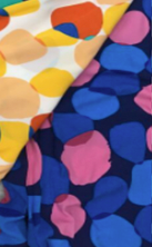 Navy with Blue Spot