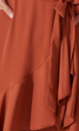 Rust Chiffon Polyester