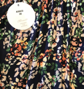 Navy With Multi Floral