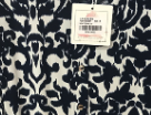 White with Black Print