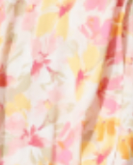 White With Yellow Floral