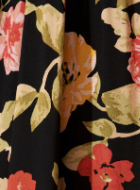 Black With Red Floral