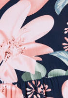 Navy With Pink Floral
