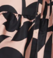 Brown With Black Print