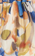 White With Multi Print