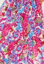 Multi Pink Paisley Print