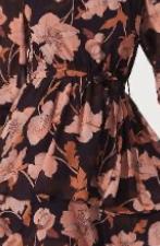 Navy with Blush floral