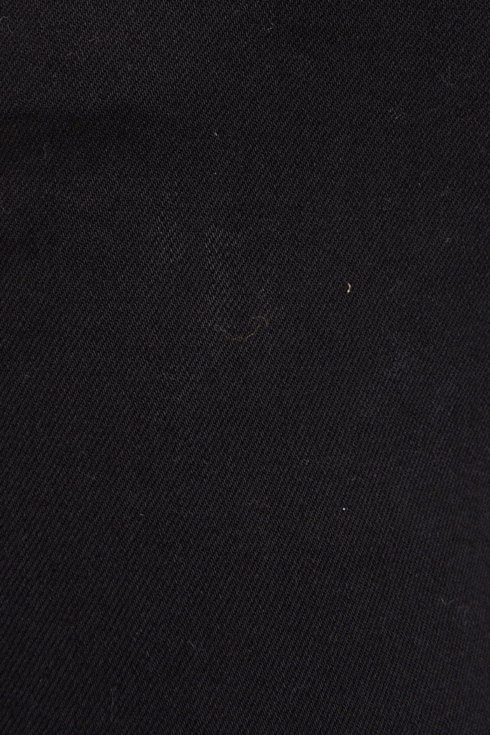 Brooklyn Mid Rise Jeans In Black Denim - St Frock (Dev)