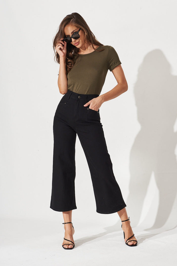 Sensations Stretch Pants In Black