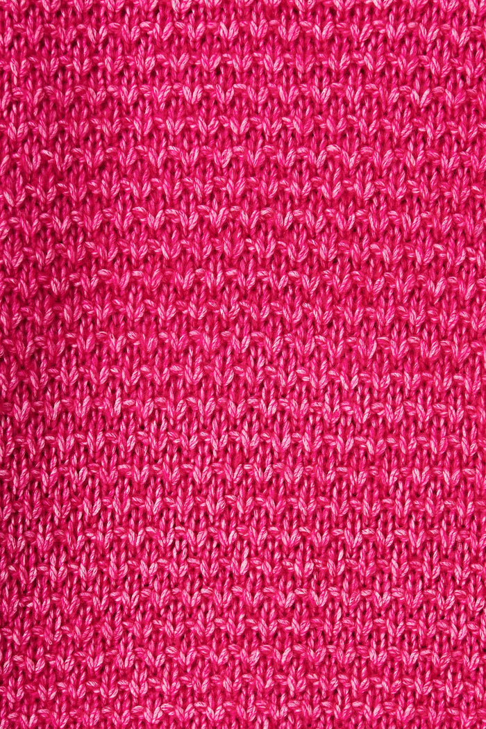 Euston Knit In Hot Pink Wool Blend - fabric