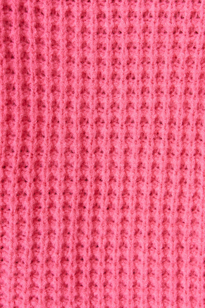 Sardinia Knit In Hot Pink Wool Blend - fabric