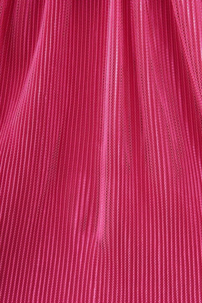 Carnation Maxi Dress In Pink Lurex - St Frock (Dev)