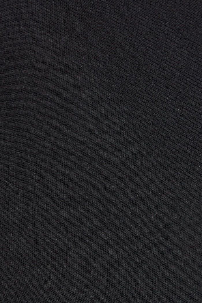 Blaire Shirt Dress In Black - Fabric
