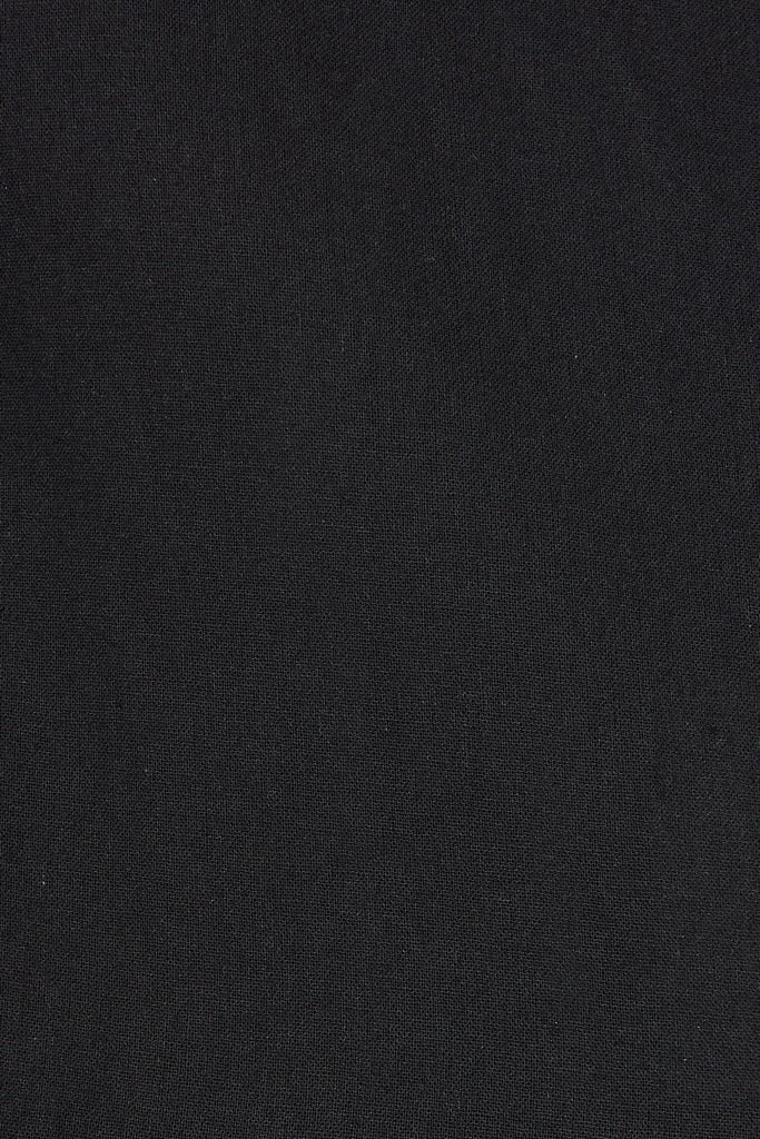 Blaire Shirt Dress In Black - Fabric