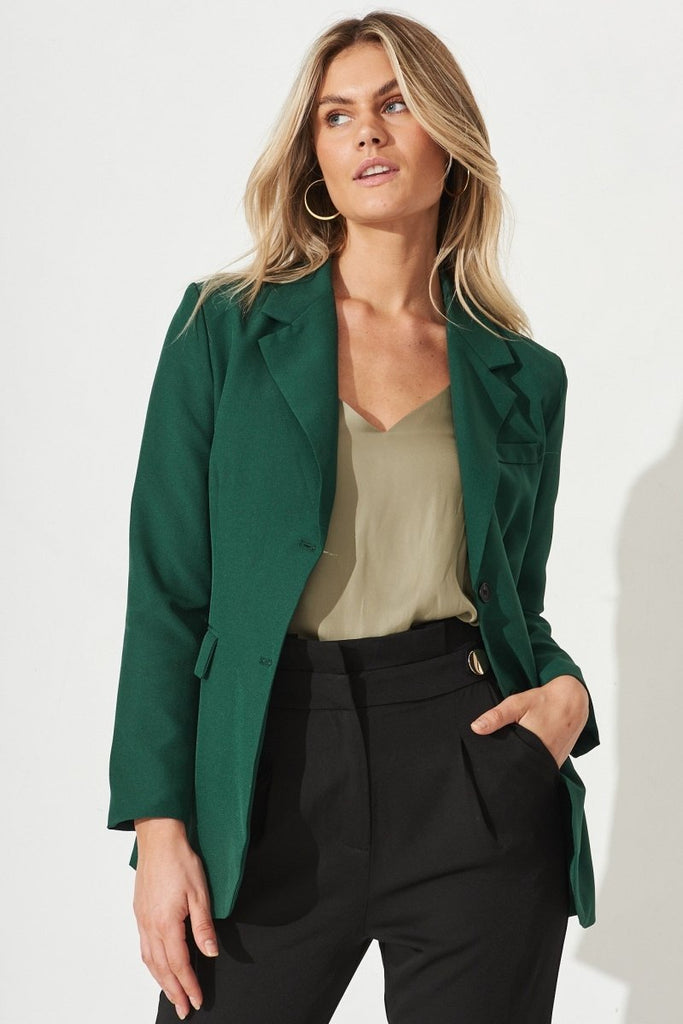 Bobbi Blazer In Green - St Frock (Dev)