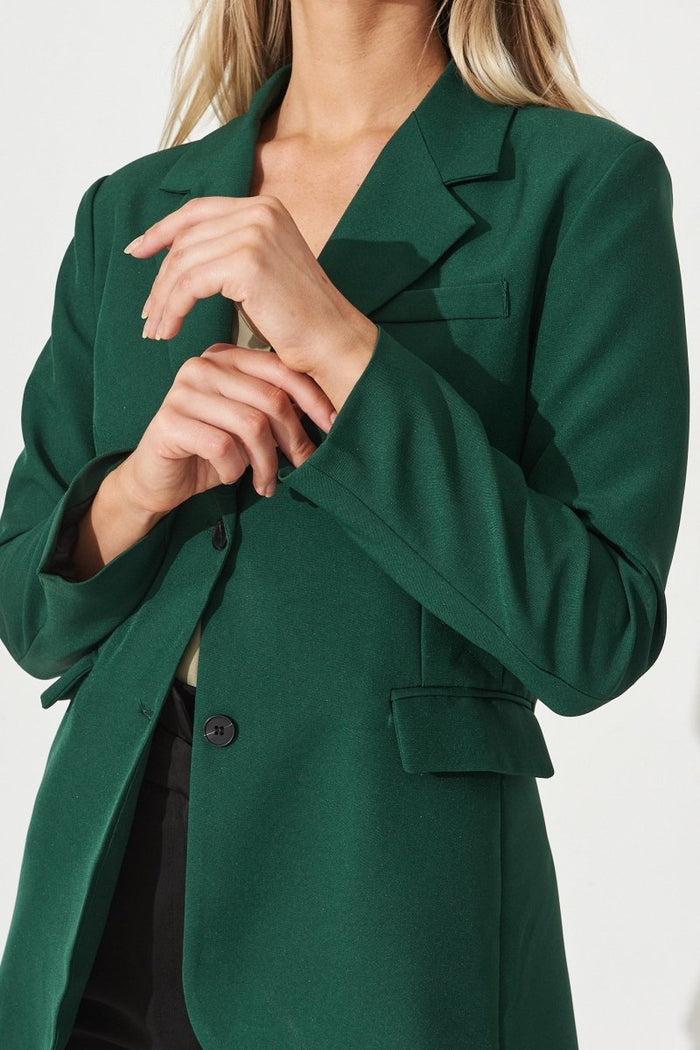 Bobbi Blazer In Green - St Frock (Dev)