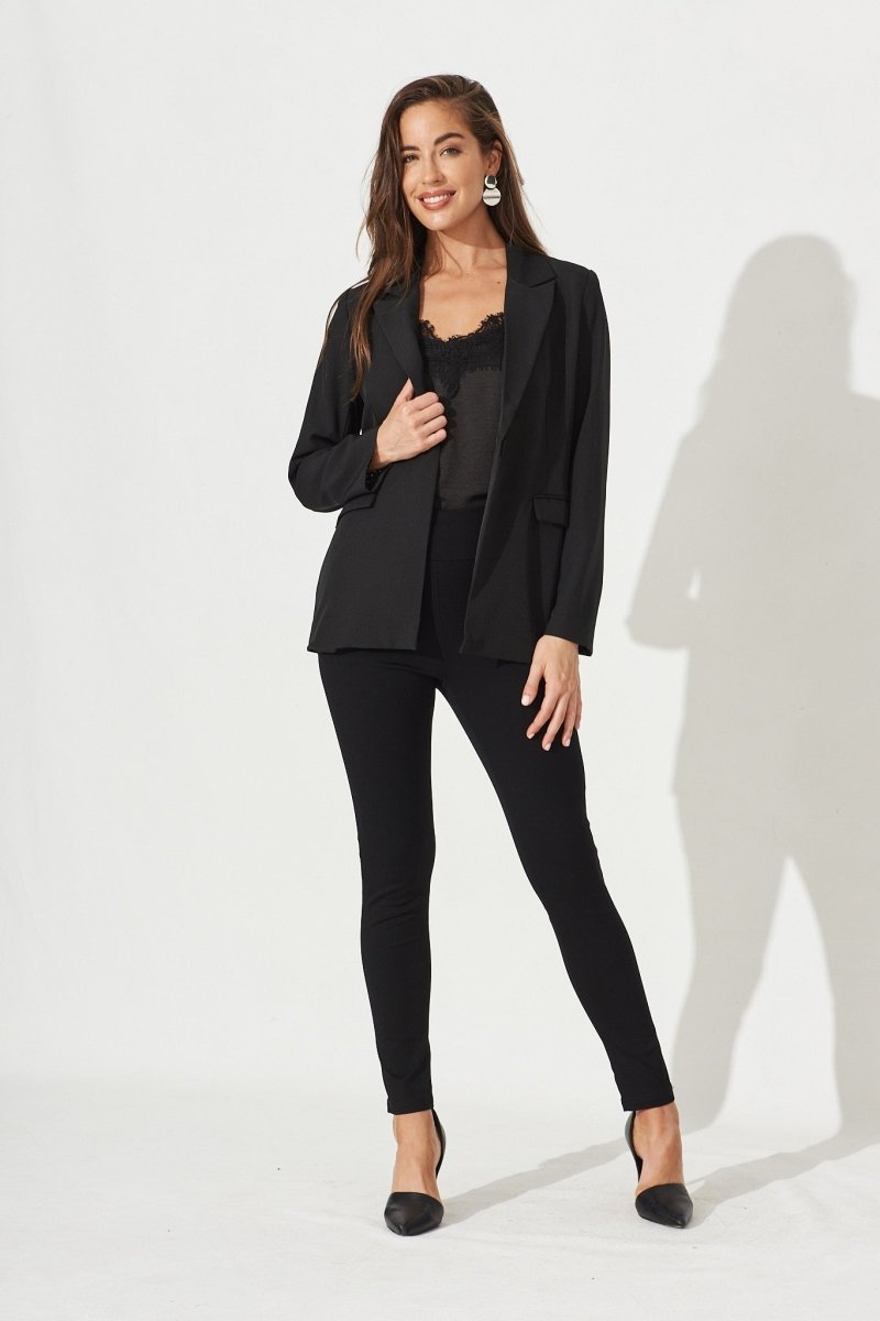 Classica Pants In Black - St Frock (Dev)