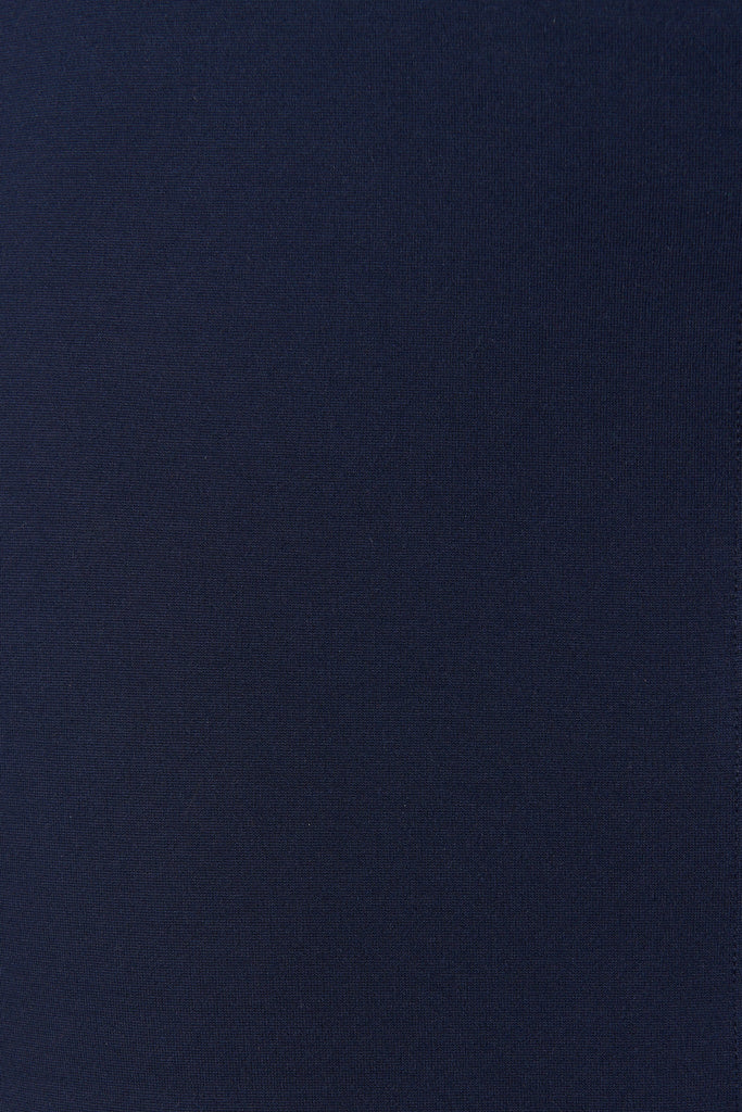 Workflow Stretch Pencil Skirt In Navy - Fabric