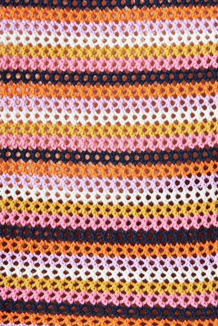 Raelee Knit In Multi Stripe - Fabric