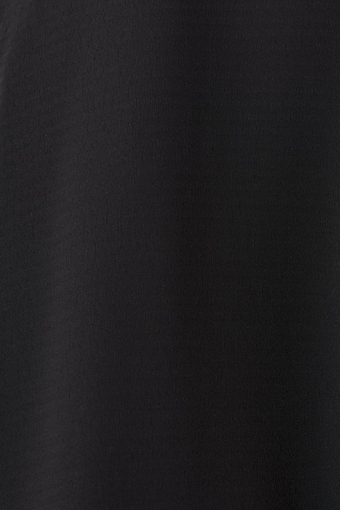 Charlotte Shirt Dress In Black - St Frock (Dev)