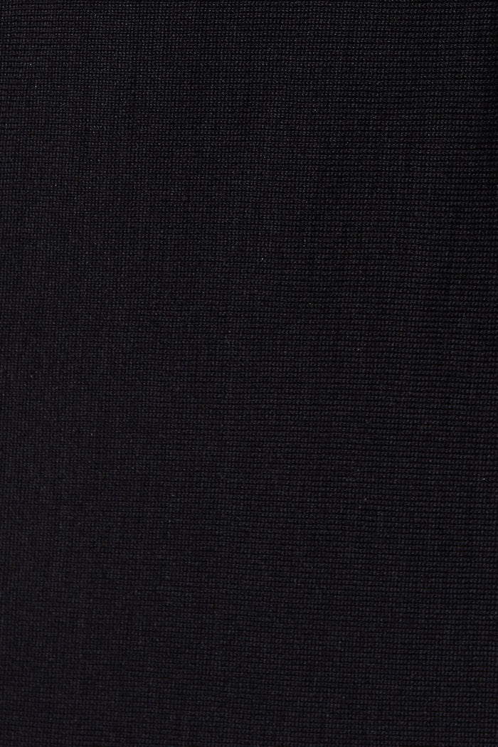 Petrina Knit Dress In Black - Fabric
