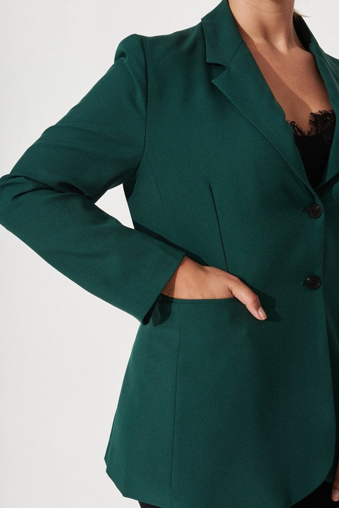 Bobbi Blazer In Green - St Frock (Dev)