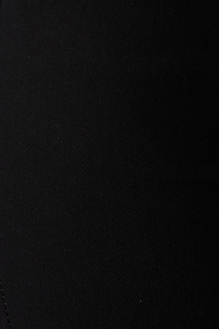 Austin Denim Flare Jeans In Black - Fabric